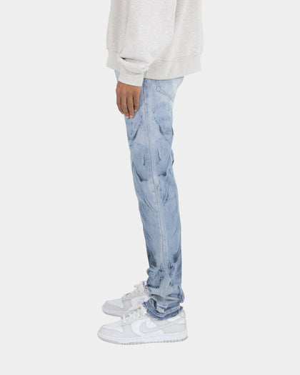 MNML D206 Overlay Denim Jeans Blue