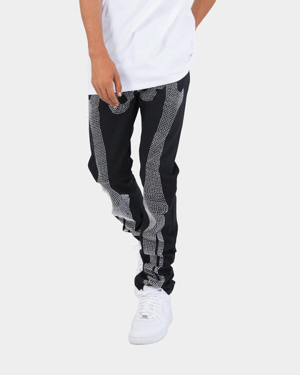 MNML D249 Skeleton Denim Jeans Black/White