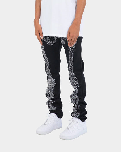 MNML D249 Skeleton Denim Jeans Black/White