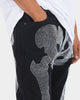 MNML D249 Skeleton Denim Jeans Black/White