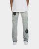 MNML D272 Skeleton Denim Jeans Blue/Black