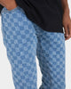 MNML D407 Checker Denim Jeans Blue