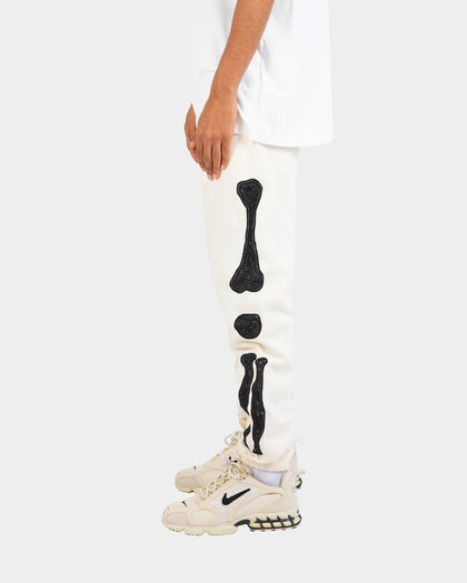MNML Skeleton Sweat Pants Off White