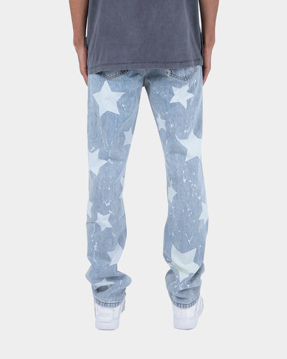 MNML V120 Shooting Star Denim Jeans Blue/White