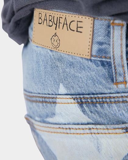 MNML V120 Shooting Star Denim Jeans Blue/White