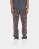 MNML V121 Floral Baggy Denim Jeans Multi
