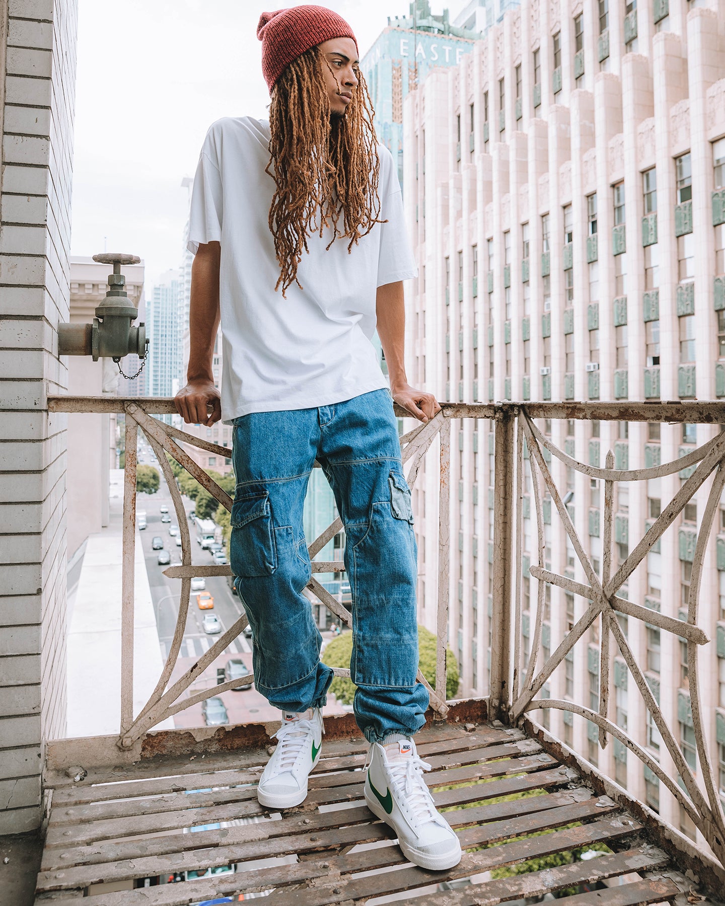 MNML V244 Cargo Denim Jeans Blue | Culture Kings US