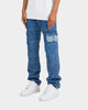 MNML V244 Cargo Denim Jeans Blue