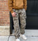 MNML Zipper Cargo Pants Camo