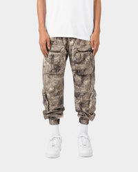 MNML Zipper Cargo Pants Camo