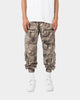 MNML Zipper Cargo Pants Camo