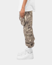 MNML Zipper Cargo Pants Camo