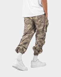 MNML Zipper Cargo Pants Camo