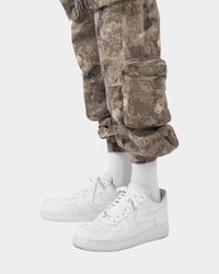 MNML Zipper Cargo Pants Camo