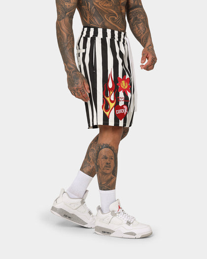 Loiter Sanctuary Walk Shorts Black/White