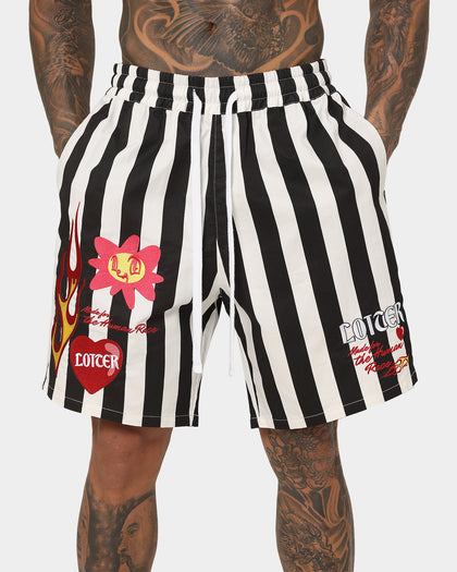 Loiter Sanctuary Walk Shorts Black/White