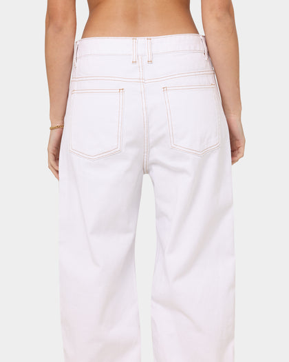 X-Large Bull Denim 91 Pants White