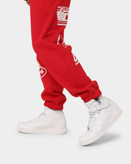 Carre Automobile Baggy Sweat Pants Red