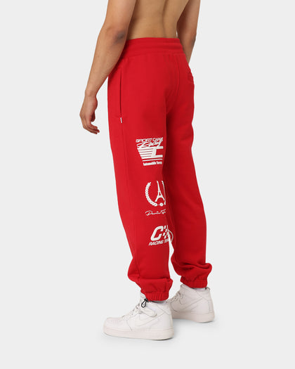Carre Automobile Baggy Sweat Pants Red