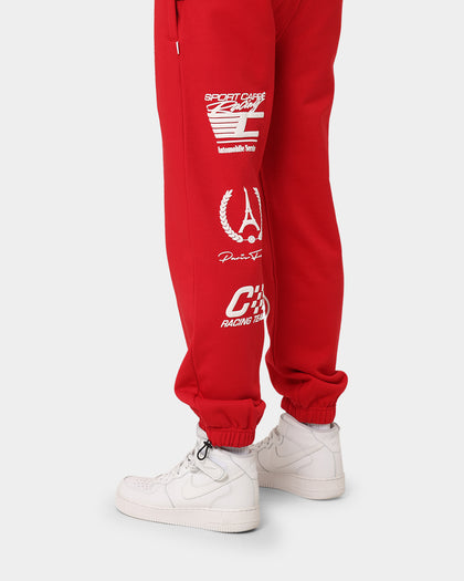 Carre Automobile Baggy Sweat Pants Red