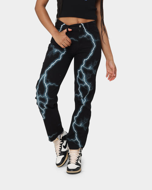 Loiter Lightning Jeans Black/Blue