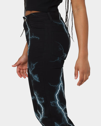 Loiter Lightning Jeans Black/Blue