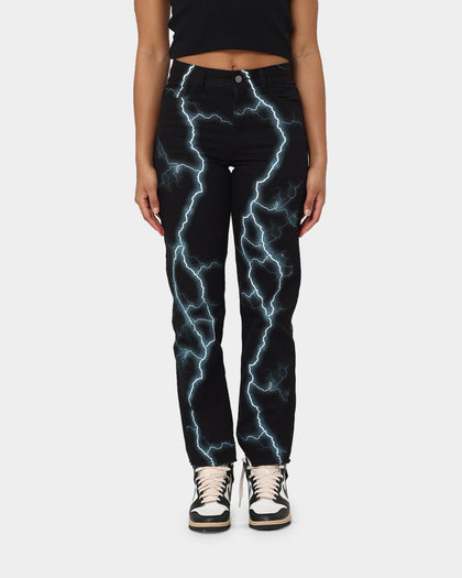 Loiter Lightning Jeans Black/Blue