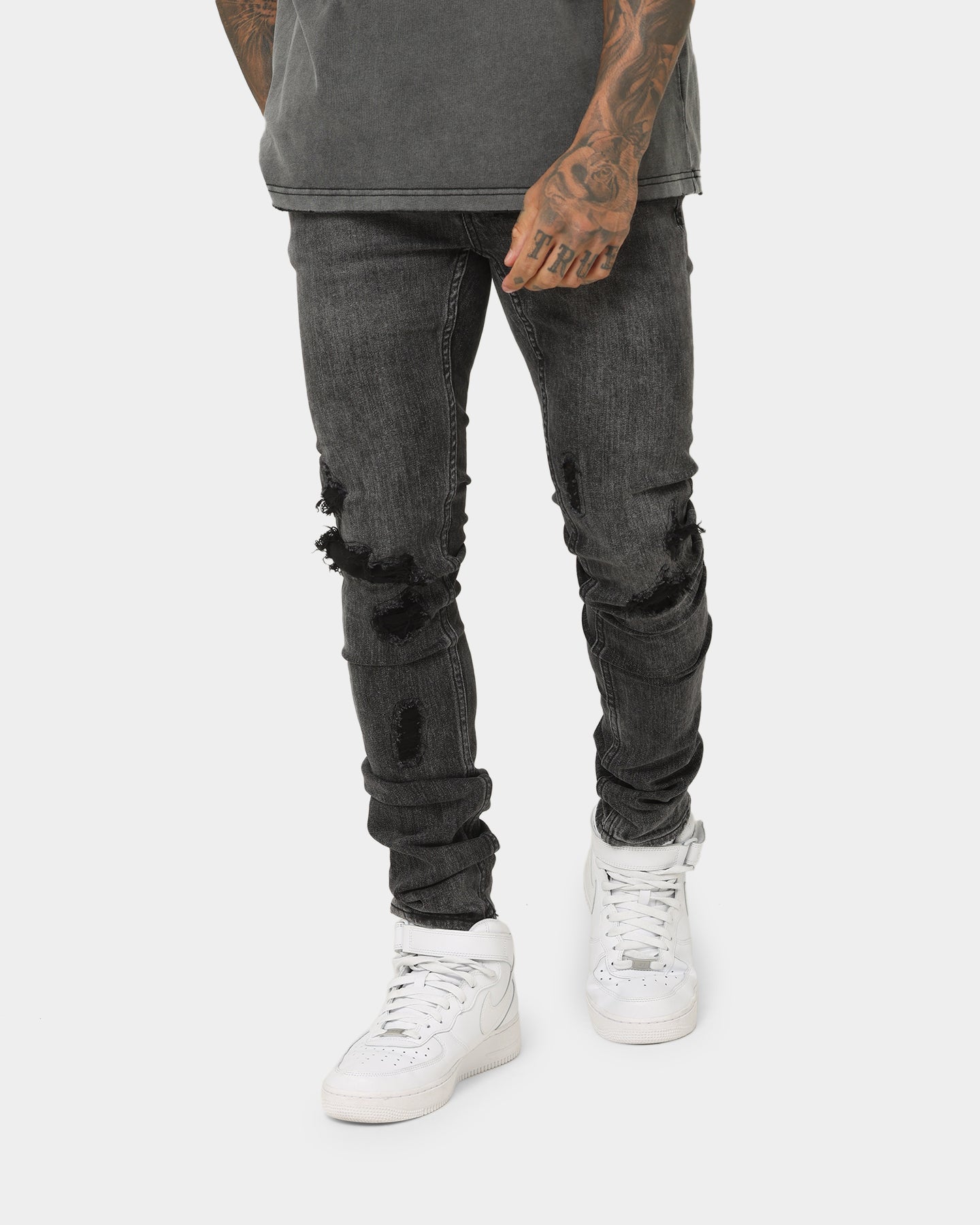 Ksubi Van Winkle Spray Out Orange Pants Black | Culture Kings US
