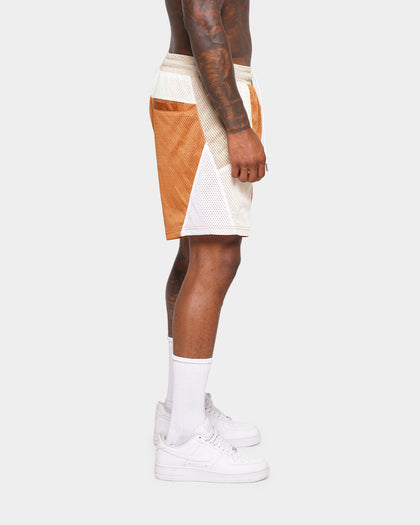 XXIII Thomas Colour Block Shorts Brown/Beige