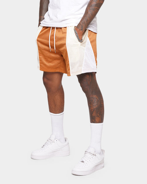 XXIII Thomas Colour Block Shorts Brown/Beige