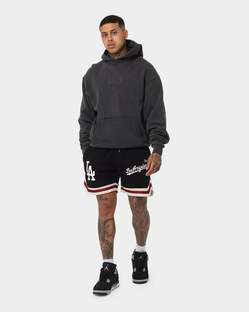 New Era Los Angeles Dodgers Fleece Ball Shorts Black/Stone