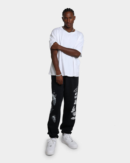 Goat Crew X Ol' Dirty Bastard Big Face Sweatpants Black