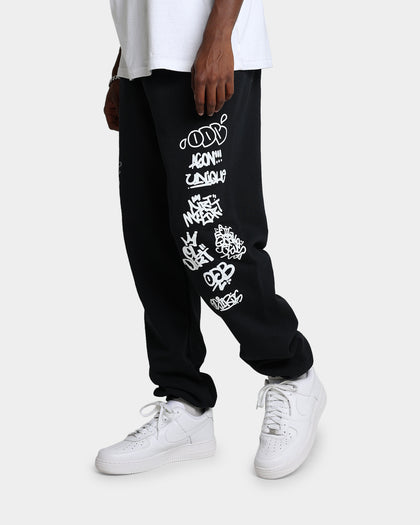 Goat Crew X Ol' Dirty Bastard Big Face Sweatpants Black
