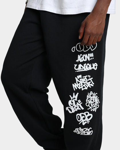 Goat Crew X Ol' Dirty Bastard Big Face Sweatpants Black