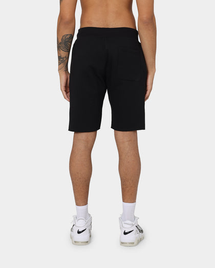 Champion Reverse Weave Rose Embroidery Shorts Black