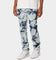 MNML D365 Splash Denim Pants Blue/White