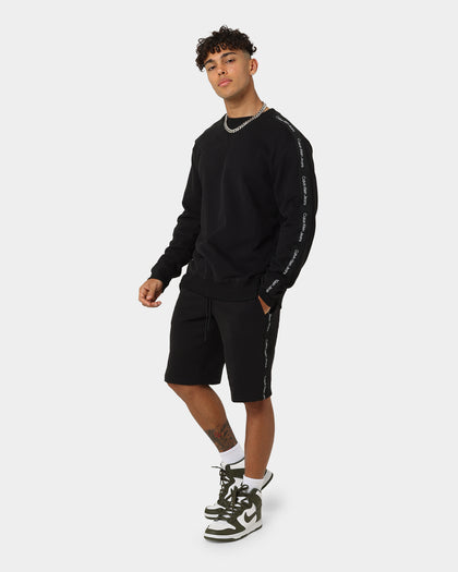 Calvin Klein Contrast Tape HWK Shorts CK Black