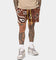 MNML Paisley Knit Shorts Brown