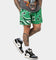 MNML Paisley Knit Shorts Green