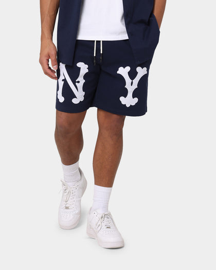 Majestic Athletic New York Yankees Highlanders Logo Shorts True Navy