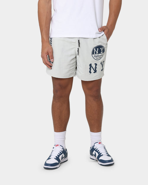 Majestic Athletic New York Highlanders Nylon Shorts Cool Grey