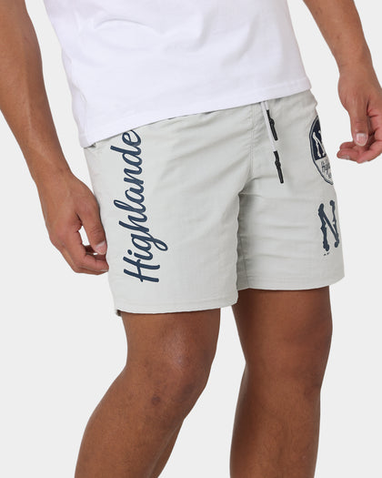 Majestic Athletic New York Highlanders Nylon Shorts Cool Grey