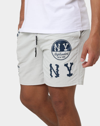 Majestic Athletic New York Highlanders Nylon Shorts Cool Grey