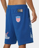 Majestic Athletic Los Angeles Dodgers Puff Print Patch Fleece Shorts Royal