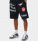 Majestic Athletic New York Yankees Puff Print Patch Fleece Shorts True Navy