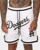 New Era Los Angeles Dodgers Mesh Shorts White