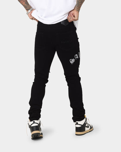 Saint Morta Gothic Summer Jeans Black/White