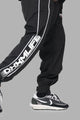 DXXMLife L-5 Nylxn Racing Trackpants Black