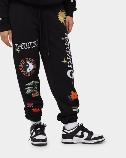 Loiter Peace Walker Trackpants Black