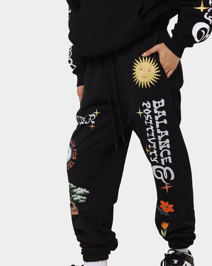 Loiter Peace Walker Trackpants Black